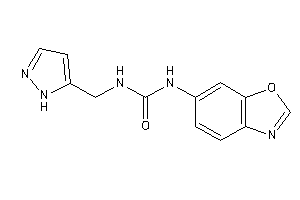 1-(1,3-benzoxazol-6-yl)-3-(1H-pyrazol-5-ylmethyl)urea