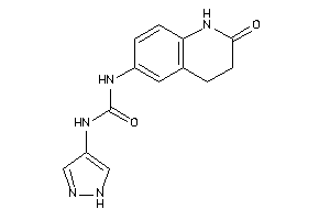 1-(2-keto-3,4-dihydro-1H-quinolin-6-yl)-3-(1H-pyrazol-4-yl)urea