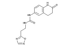 1-(2-keto-3,4-dihydro-1H-quinolin-6-yl)-3-[2-(1,2,4-oxadiazol-5-yl)ethyl]urea