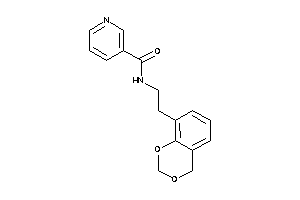 N-[2-(4H-1,3-benzodioxin-8-yl)ethyl]nicotinamide