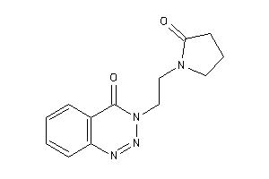 3-[2-(2-ketopyrrolidino)ethyl]-1,2,3-benzotriazin-4-one