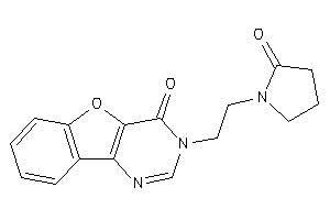 3-[2-(2-ketopyrrolidino)ethyl]benzofuro[3,2-d]pyrimidin-4-one