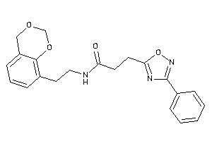 N-[2-(4H-1,3-benzodioxin-8-yl)ethyl]-3-(3-phenyl-1,2,4-oxadiazol-5-yl)propionamide