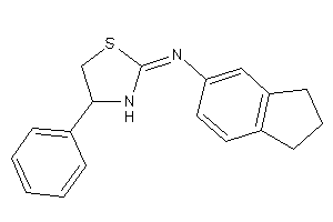 Indan-5-yl-(4-phenylthiazolidin-2-ylidene)amine