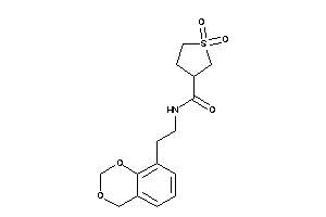 N-[2-(4H-1,3-benzodioxin-8-yl)ethyl]-1,1-diketo-thiolane-3-carboxamide