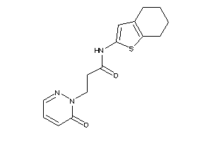 3-(6-ketopyridazin-1-yl)-N-(4,5,6,7-tetrahydrobenzothiophen-2-yl)propionamide