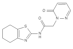 2-(6-ketopyridazin-1-yl)-N-(4,5,6,7-tetrahydro-1,3-benzothiazol-2-yl)acetamide