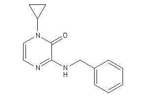 3-(benzylamino)-1-cyclopropyl-pyrazin-2-one