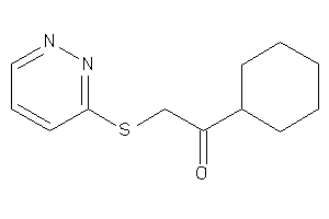 1-cyclohexyl-2-(pyridazin-3-ylthio)ethanone