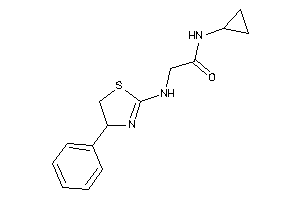 N-cyclopropyl-2-[(4-phenyl-2-thiazolin-2-yl)amino]acetamide