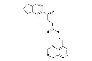 N-[2-(4H-1,3-benzodioxin-8-yl)ethyl]-4-indan-5-yl-4-keto-butyramide