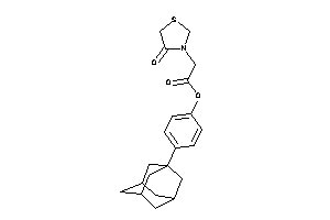 2-(4-ketothiazolidin-3-yl)acetic Acid [4-(1-adamantyl)phenyl] Ester