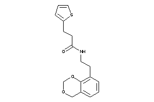 N-[2-(4H-1,3-benzodioxin-8-yl)ethyl]-3-(2-thienyl)propionamide