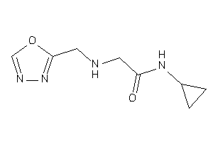 N-cyclopropyl-2-(1,3,4-oxadiazol-2-ylmethylamino)acetamide