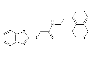 N-[2-(4H-1,3-benzodioxin-8-yl)ethyl]-2-(1,3-benzoxazol-2-ylthio)acetamide