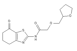 N-(7-keto-5,6-dihydro-4H-1,3-benzothiazol-2-yl)-2-(tetrahydrofurfuryloxy)acetamide