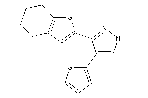 3-(4,5,6,7-tetrahydrobenzothiophen-2-yl)-4-(2-thienyl)-1H-pyrazole