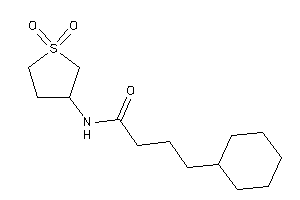 4-cyclohexyl-N-(1,1-diketothiolan-3-yl)butyramide