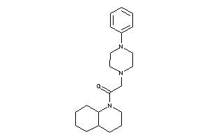 1-(3,4,4a,5,6,7,8,8a-octahydro-2H-quinolin-1-yl)-2-(4-phenylpiperazino)ethanone