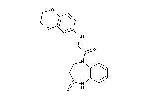 1-[2-(2,3-dihydro-1,4-benzodioxin-6-ylamino)acetyl]-3,5-dihydro-2H-1,5-benzodiazepin-4-one