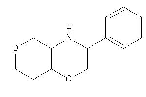 3-phenyl-2,3,4,4a,5,7,8,8a-octahydropyrano[4,3-b][1,4]oxazine
