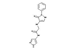 2-[(5-keto-1-phenyl-3-pyrazolin-4-yl)amino]-N-(1H-pyrazol-4-yl)acetamide