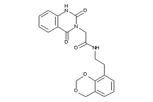 N-[2-(4H-1,3-benzodioxin-8-yl)ethyl]-2-(2,4-diketo-1H-quinazolin-3-yl)acetamide