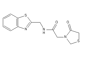 N-(1,3-benzothiazol-2-ylmethyl)-2-(4-ketothiazolidin-3-yl)acetamide