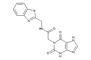 N-(1,3-benzothiazol-2-ylmethyl)-2-(2,6-diketo-3,7-dihydropurin-1-yl)acetamide