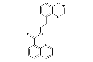 N-[2-(4H-1,3-benzodioxin-8-yl)ethyl]quinoline-8-carboxamide