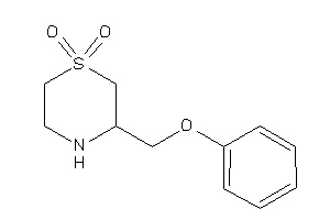 3-(phenoxymethyl)-1,4-thiazinane 1,1-dioxide