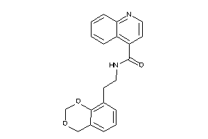 Image of N-[2-(4H-1,3-benzodioxin-8-yl)ethyl]cinchoninamide