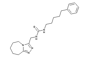 1-(5-phenylpentyl)-3-(6,7,8,9-tetrahydro-5H-[1,2,4]triazolo[4,3-a]azepin-3-ylmethyl)urea