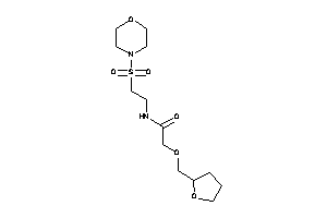 Image of N-(2-morpholinosulfonylethyl)-2-(tetrahydrofurfuryloxy)acetamide