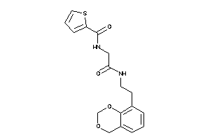 N-[2-[2-(4H-1,3-benzodioxin-8-yl)ethylamino]-2-keto-ethyl]thiophene-2-carboxamide