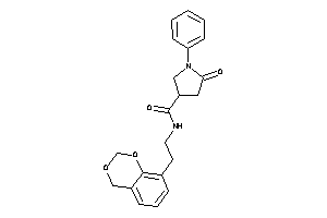 N-[2-(4H-1,3-benzodioxin-8-yl)ethyl]-5-keto-1-phenyl-pyrrolidine-3-carboxamide