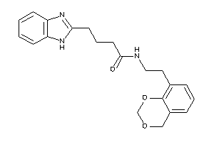 4-(1H-benzimidazol-2-yl)-N-[2-(4H-1,3-benzodioxin-8-yl)ethyl]butyramide