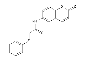 N-(2-ketochromen-6-yl)-2-phenoxy-acetamide