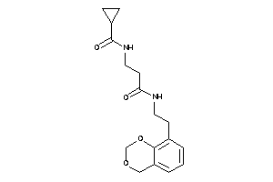 N-[3-[2-(4H-1,3-benzodioxin-8-yl)ethylamino]-3-keto-propyl]cyclopropanecarboxamide