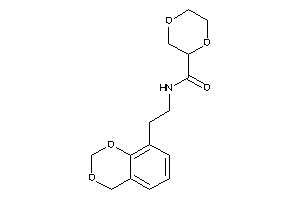 N-[2-(4H-1,3-benzodioxin-8-yl)ethyl]-1,4-dioxane-2-carboxamide