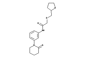 N-[3-(2-ketopiperidino)phenyl]-2-(tetrahydrofurfuryloxy)acetamide