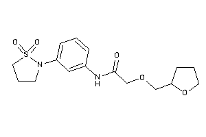 N-[3-(1,1-diketo-1,2-thiazolidin-2-yl)phenyl]-2-(tetrahydrofurfuryloxy)acetamide