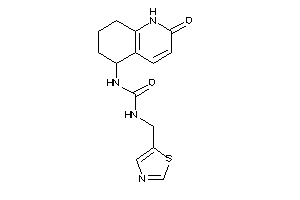 1-(2-keto-5,6,7,8-tetrahydro-1H-quinolin-5-yl)-3-(thiazol-5-ylmethyl)urea