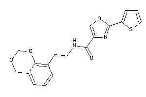 N-[2-(4H-1,3-benzodioxin-8-yl)ethyl]-2-(2-thienyl)oxazole-4-carboxamide