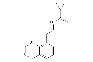 N-[2-(4H-1,3-benzodioxin-8-yl)ethyl]cyclopropanecarboxamide