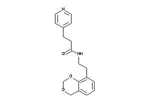 N-[2-(4H-1,3-benzodioxin-8-yl)ethyl]-3-(4-pyridyl)propionamide