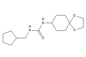 1-(cyclopentylmethyl)-3-(1,4-dioxaspiro[4.5]decan-8-yl)urea