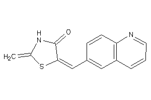 Image of 2-methylene-5-(6-quinolylmethylene)thiazolidin-4-one