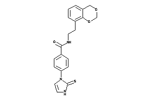 N-[2-(4H-1,3-benzodioxin-8-yl)ethyl]-4-(2-thioxo-4-imidazolin-1-yl)benzamide