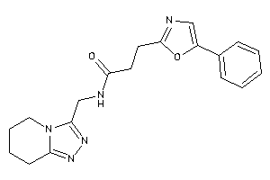 3-(5-phenyloxazol-2-yl)-N-(5,6,7,8-tetrahydro-[1,2,4]triazolo[4,3-a]pyridin-3-ylmethyl)propionamide